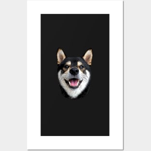 Shiba Inu Black and Tan Posters and Art